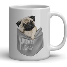 Mio Life Pug Köpek Baskılı Kupa