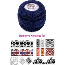Kaplan Etamin ve Kanaviçe Ipi 8 No Kod/renk: 823 - Royaleks