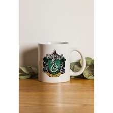 Mio Life Porselen - Iqra - Slytherin Hogwarts Baskılı Kupa Bardak. .