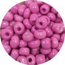 Royaleks Dökme Cam Kum Boncuk Büyük Boy (6/0) 4 mm - 20 Gram - Eflatun - BNC085