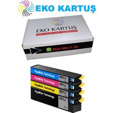 Eko Kartuş Hp 981X Muadil Kartuş 4 Renk Set