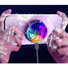 Profesyonel Kablolu Yarı Iletken Şok Buzlama Uyumlu Soğutucu Fan Gamer Oyuncu Radyatör Şok Soğutma Fanı Yeni Nesil Altı Çekirdek Teknoloji Telefon Soğutma Fanı (ZR-S18)