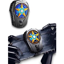 Epilons Lz-F6 Telefon Soğutucu Fan - Şarjlı, Işıklı, Oyun ve Yoğun Kullanım Için Soğutma Aparatı