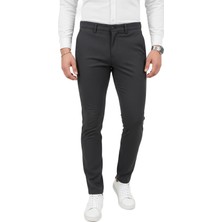 Deepsea Erkek Füme Modern Fit Likralı Kumaş Pantolon Günlük & Ofis Kullanımı 2602020
