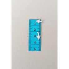 Royaleks Oya Abiye Bileklik Kolye Pleksi Metalik Plastik Pul Gümüş Renk 24 Gram 285 Adet - BNC565