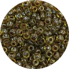 Royaleks Dökme Cam Kum Boncuk (8/0) 3 mm - 60 Gram - Yeşil Siyah - BNC223