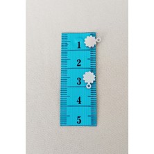 Royaleks Oya Abiye Bileklik Kolye Pleksi Metalik Plastik Pul Gümüş Renk 24 Gram 300 Adet - BNC578