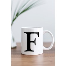 Mio Life F Harfi Baskılı Kupa Bardak