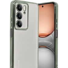 Realme C75 4g Kılıf Lensli Silikon - Yeşil KAYALI27-Y7898UKY