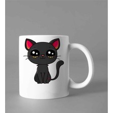 Mio Life Sevimli Kedi Baskılı Kupa