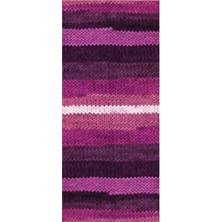 Nako 5 Adet Vega Stripe Premium Akrilik El Örgü Ipi Yünü No: 82413