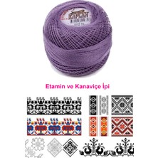 Kaplan Etamin ve Kanaviçe Ipi 8 No Kod/renk: Munzur Çiçeği - Royaleks