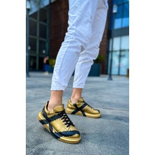 Nil Avm CH254  Cst Pittura Erkek Ayakkabı 549 Gold Sıyah x