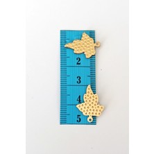 Royaleks Oya Abiye Bileklik Kolye Pleksi Metalik Plastik Pul Altın Renk 24 Gram 150 Adet - BNC549