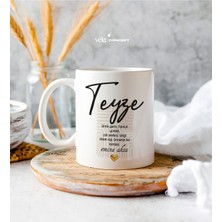 Mio Life Kişiye Özel Kız Kardeş Beyaz Kupa Bardak - Doğum Günü Hediyesi - Hediye Kupa Bardak