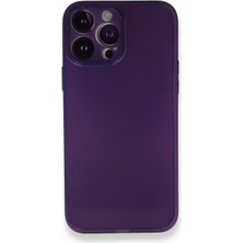 Pazarcan Iphone 14 Pro Kılıf Pp Ultra Ince Kapak - Mor
