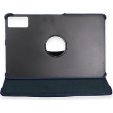 Pazarcan Redmi Pad Se Kılıf 360 Tablet Deri Kılıf - Lacivert