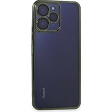 Pazarcan Redmi 12 Kılıf Lensli Silikon - Yeşil