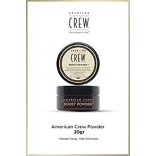 American Crew Boost Powder 20 g – Erkek Saç Hacim Pudrası, Mat Görünüm & Ekstra Hacim