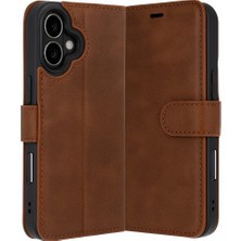 Pazarcan Iphone 17 Trend S Plus Kapaklı Kılıf - Taba