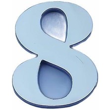 Pazarcan Cemax Villa Boy 8 Rakamı 8,5 cm Yapışkanlı