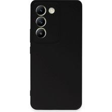 Pazarcan Vivo V30 Lite 4g Kılıf First Silikon - Siyah