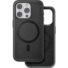 Pazarcan Venco Iphone 15 Pro Max Puskas Magsafe Kapak - Siyah