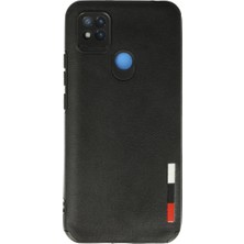 Pazarcan Redmi 9c Kılıf Loop Deri Silikon - Siyah