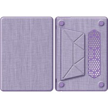 Pazarcan Macbook Pro 14 2021 Macbook Kumaş Kapak - Mor