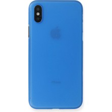 Pazarcan Iphone Xs Max Kılıf Pp Ultra Ince Kapak - Mavi