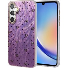 Pazarcan Samsung Galaxy A34 5g Kılıf Blade Aynalı Desenli Kapak - Desen 2