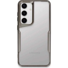 Pazarcan Samsung Galaxy S24 Kılıf Boyi Silikon Kapak - Titan Gri