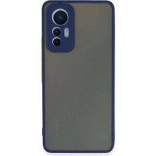 Pazarcan Mi 12 Lite Kılıf Montreal Silikon Kapak - Lacivert