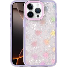 Pazarcan Iphone 15 Pro Max Lumi Desenli Kapak - Mor