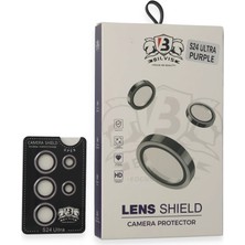 Pazarcan Samsung Galaxy S24 Ultra Bilvis Titan Kamera Lens - Derin Mor