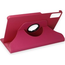 Pazarcan Redmi Pad Se Kılıf 360 Tablet Deri Kılıf - Pembe