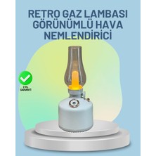 Pazarcan Renkli LED Işıklı Retro Gaz Lambası Aroma Terapi Mist Maker