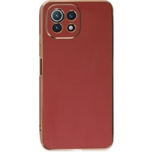 Pazarcan Mi 11 Lite Kılıf Volet Silikon - Kırmızı