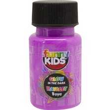 Pazarcan Rich 4486 Mor Funny Kids Glow In The Dark Hayalet Boya 50 cc
