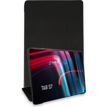 Pazarcan Samsung Galaxy T870 Tab S7 11 Kılıf Tablet Smart Kılıf - Siyah