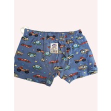 Bulut Anne ve Çocuk Erkek Çocuk %95 Pamuklu Tekli Boxer Renkli ve Desenli