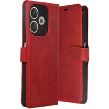 Pazarcan A5 Pro 4g Trend S Plus Kapaklı Kılıf - Kırmızı