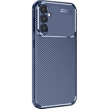 Pazarcan Samsung Galaxy A16 5g Kılıf Auto Focus Karbon Kapak - Lacivert