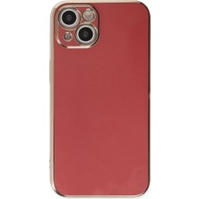 Pazarcan Iphone 14 Kılıf Volet Silikon - Kırmızı