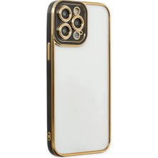Pazarcan Iphone 14 Pro Kılıf Liva Lens Silikon - Siyah