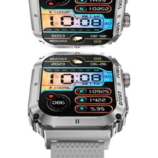 Pazarcan Joko Od3 2.1 Inç IPS Ekran IP68 Su Geçirmez Konuşma ve Nfc Özellikli Akıllı Saat - Gümüş