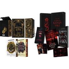 Ephesus Yayınları Medusa'nın Ölü Kumları Iki Kitaplık Set Yan Boyalı ve Kasırgaya Kanan Saka 1 Hediyeli Özel Kutu