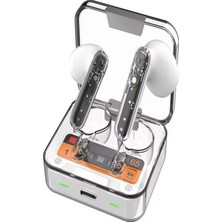 Azurtech FB015 Transparan Enc Ipx4 Su Geçirmez Bt 5.4 Wireless Earbuds - Kulakiçi Bluetooth Kulaklık