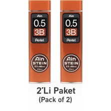 Pentel Ain Stein 0.5 mm 3b Mekanik Kurşun Uç – 2’li Paket (40’lı Set)