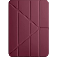 Pazarcan Huawei Matepad Pro 12.2 2025 Kalemlikli Mars Tablet Kılıfı - Mürdüm